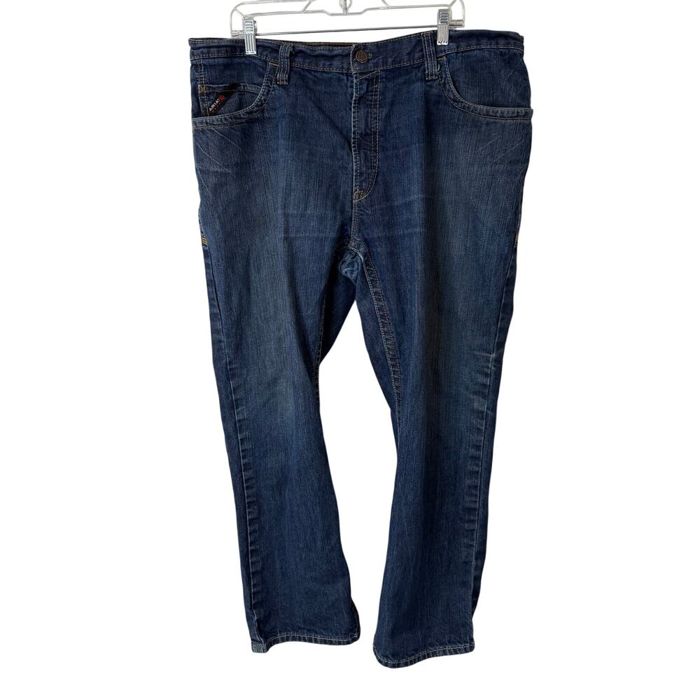 Ariat Men's FR M4 Relaxed Basic Boot Cut Jean Blue Denim‎ 40 x 30